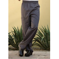 Black Cargo Chef Pants with 2" Elastic Waist and Towel Loop